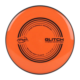 MVP Disc Golf Neutron Glitch Soft Putter Hybrid Catch Orange 151 grams