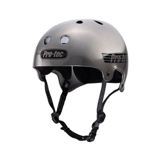 Pro Tec Old School Metallic Gun Metal Certified Size S