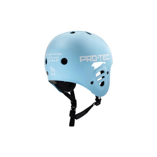 Pro Tec Helmet Sky Brown Full Cut Blue Size XL