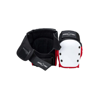 Pro Tec Street Knee Pads Red/White/Black Size Y