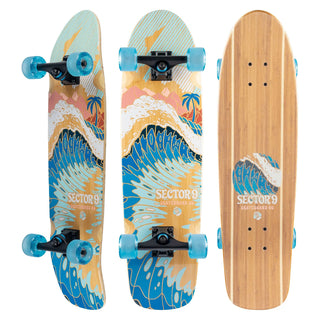 Sector 9 Longboard Complete Bamboozler Bora Bora 31.5" x 8.625"
