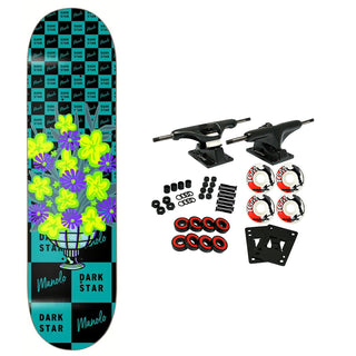 Darkstar Skateboard Complete Manolo Robles Flowers R7 8.0" x 31.6"