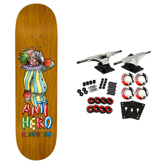 Anti Hero Skateboard Complete Kanfoush Bozos True Fit 8.5" x 31.35" Assorted