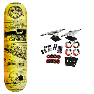 Anti Hero Skateboard Complete Peter Hewitt Grimple Stix Sightings 8.38" x 32.25"
