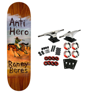 Anti Hero Skateboard Complete Raney Beres Old West 8.4" x 32"
