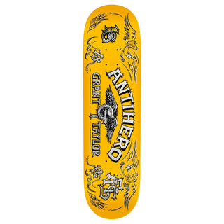 Anti Hero Skateboard Deck Grant Taylor Customs Yellow 8.5" x 31.85"