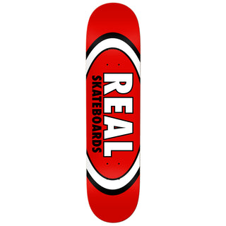 Real Complete Classic Oval Red 8.12" Independent Trucks, Soft Wheels