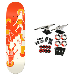 Krooked Skateboard Complete Worrest Up Down TT Slick 8.3" x 31.9"