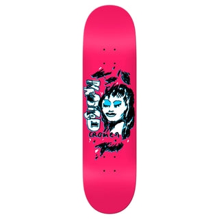 Krooked Skateboard Deck Cromer Pink and Blue 8.06" x 31.8"