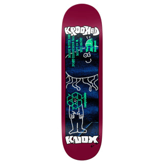Krooked Skateboard Deck Knox Recycled 8.5" x 32.18"