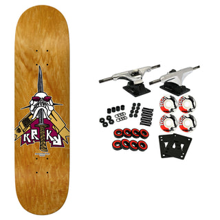 Krooked Skateboard Complete Team Skull Sword 8.25" x 32" Assorted Colors