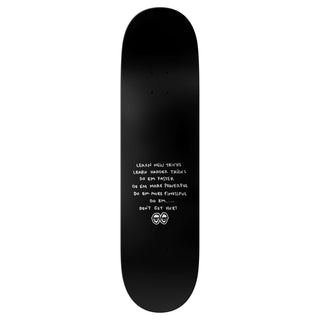 Krooked Skateboard Deck Brad Crome Mad King Maroon 8.06" x 31.8"