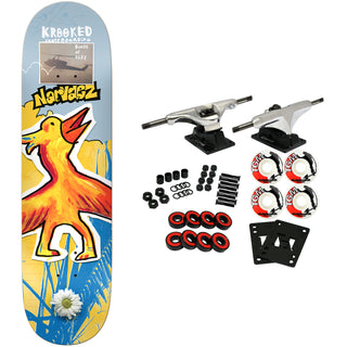 Krooked Skateboard Complete Sam Navarez Burds 8.38" x 32.25"