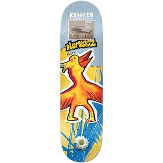 Krooked Skateboard Deck Sam Navarez Burds 8.38" x 32.25"