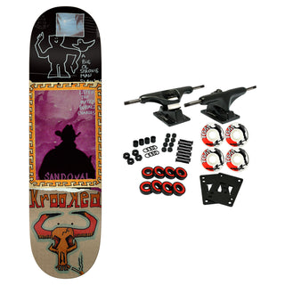 Krooked Skateboard Complete Sandoval Gun Slinger 9.0" x 32.2"