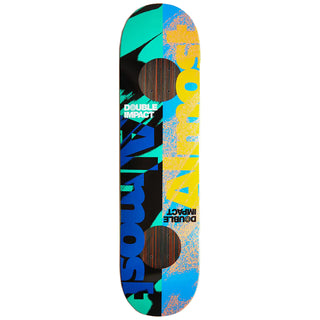 Almost Skateboard Deck Square Peg Double Impact 8.0" x 31.6"
