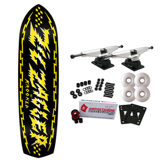 Krooked Skateboard Complete Sam D Zip Zagger 8.62" x 32.18"