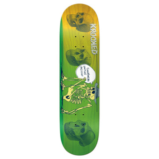 Krooked Skateboard Deck Worrest Waiting Position 8.25" x 31.9"