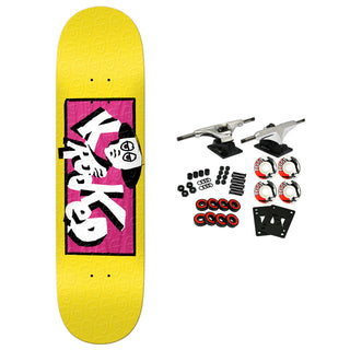 Krooked Skateboard Complete Incognito Embossed 8.25" x 32"
