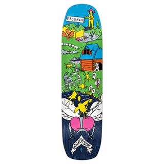 Krooked Skateboard Deck Manderson The Yard 8.5" x 32.25" Assorted