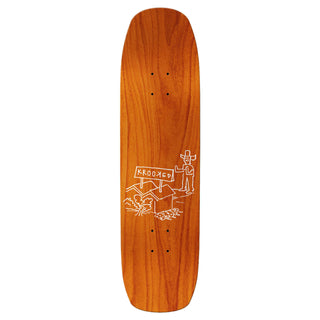 Krooked Skateboard Deck Manderson The Yard 8.5" x 32.25" Assorted