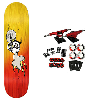 Krooked Skateboard Complete Tom Knox Burn Bird 8.25" x 32"