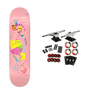 There Skateboard Complete Hi James Full Pink 8.25" x 32.2"