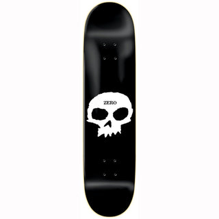 Zero Skateboard Deck Bold Black & Single Skull Black 7.75" 2 Pack of Decks