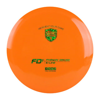 Discmania Disc Golf S-Line FD1 Fairway Driver 7/4/0/2 Orange/Green Shatter 172 grams