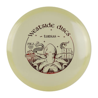 Westside Disc Golf VIP Moonshine Glow Tursas Midrange 5/5/-2/1 Glow/Red 178 grams