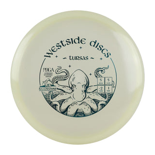 Westside Disc Golf VIP Moonshine Glow Tursas Midrange 5/5/-2/1 Glow/Turquoise 180 grams