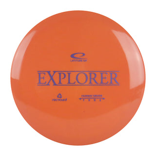 Latitude 64 Disc Golf Recycled Explorer Fairway Driver 7/5/0/2 Orange/Lavender 173 grams