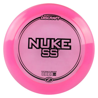 Discraft Disc Golf Z Line Nuke SS Distance Driver 13/5/-3/3 Pink/Black 167-169g