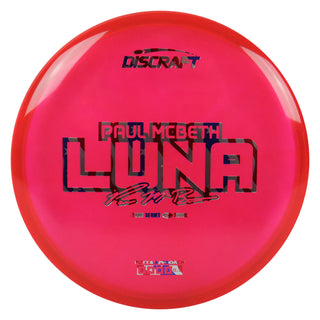 Discraft Disc Golf Paul McBeth 2025 Tour Series Z Swirl Luna Putter 3/4/0/2 Red/USA 173-174g