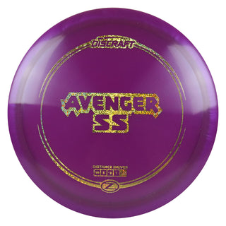 Discraft Disc Golf Z Line Avenger SS Distance Driver 10/5/-3/1 Purple/Gold Shimmer 170-172g