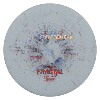 Prodigy Disc Golf 300 Soft Fractal PA-3 Putter 3/3/0/1 Grey/Holo Shimmer/Red 173 grams