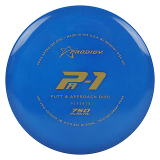 Prodigy Disc Golf 750 PA-1 Putting Disc 3/3/0/2 Blue/Gold 172 grams