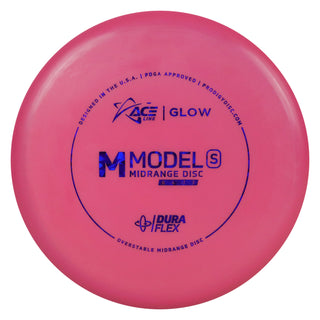 Ace Line Disc Golf DuraFlex Glow M Model S Midrange 6/4/-1/3 Plum/Navy Shatter 178 grams