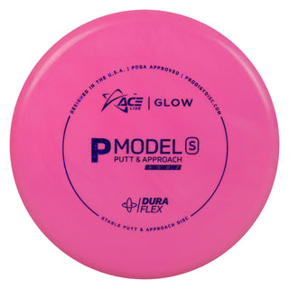 Ace Line Disc Golf DuraFlex P Model S Putter 3/5/0/2 Pink/Navy Stars 174 grams