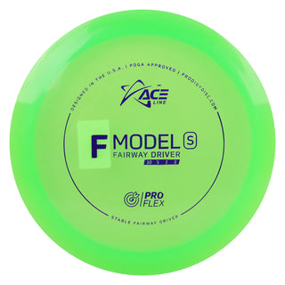 Ace Line Disc Golf ProFlex F Model S Fairway Driver 10/5/1/3 Green/Purple 176 grams