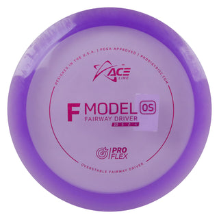 Ace Line Disc Golf ProFlex F Model OS Fairway Driver 10/5/2/4 Purple/Pink Shimmer 174 grams