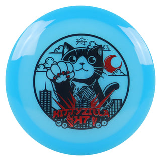Prodigy Disc Golf 400 Glow H7 Kittyzilla Returns Hybrid Driver 9/5/-4/1 Blue/Red 175 grams