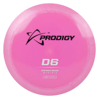 Prodigy Disc Golf 400 D6 Distance Driver 12/6/-3/2 Pink/White 171 grams