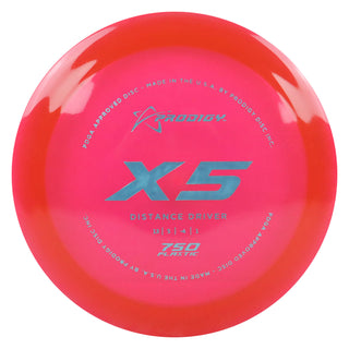 Prodigy Disc Golf 750 X5 Distance Driver 13/5/-4/1 Pink/Slate 174 grams