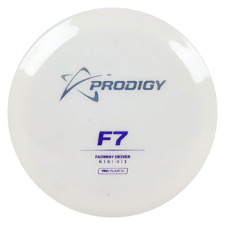 Prodigy Disc Golf 750 F7 Fairway Driver 8/6/-3/1 White/Silver/Blue Prisms 176 grams