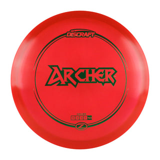 Discraft Disc Golf Z Line Archer Midrange Disc 5/4/-4/1 Red/Green 173-174g