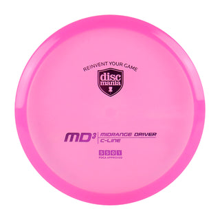 Discmania Disc Golf C-Line MD3 Midrange Driver 5/5/0/1 Pink/Purple 176 grams