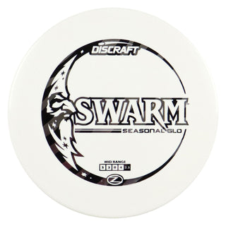 Discraft Disc Golf Glo Z Swarm Midrange 5/3/0/4 Glow/Black Silver 177-180g