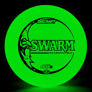 Discraft Disc Golf Glo Z Swarm Midrange 5/3/0/4 Glow/Turquoise 177-180g