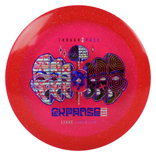 Thought Space Disc Golf Lykke Lorentzen Signature Vex Expanse Distance Driver 11/5/-1/2 Red/Holo/Purple Metallic 173 grams